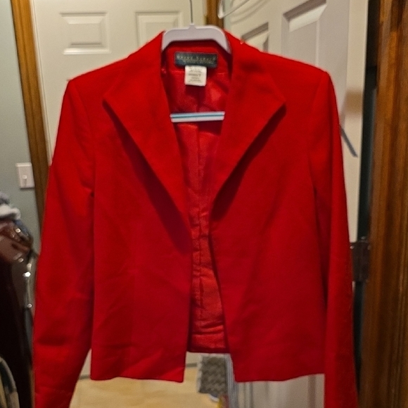 Harve Benard Jackets & Blazers - Harve Benard Women's Red ‎ 1980s Vintage Blazer